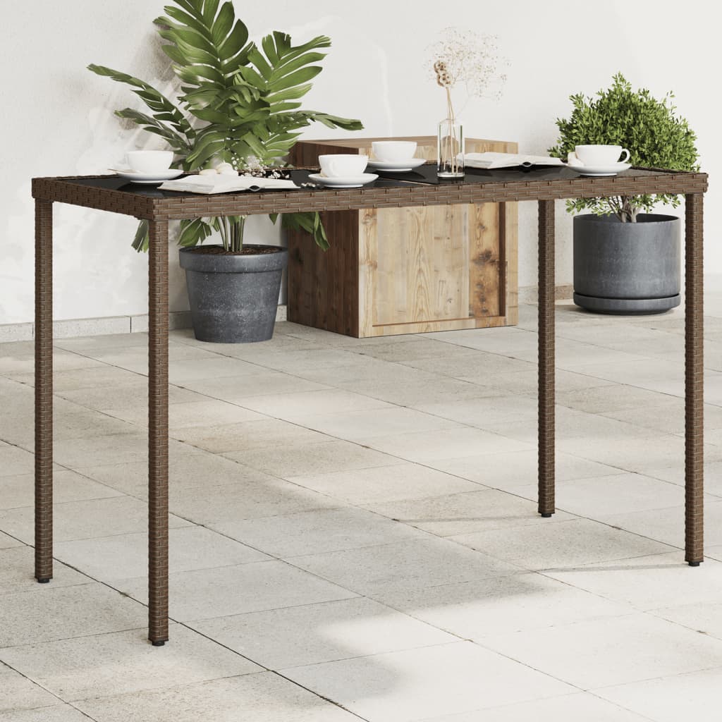 Trädgårdsbord Med Skiva 115X54X74 Cm Konstrotting