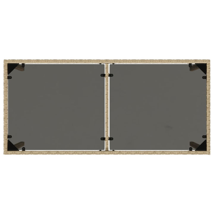 Trädgårdsbord Med Skiva 115X54X74 Cm Konstrotting
