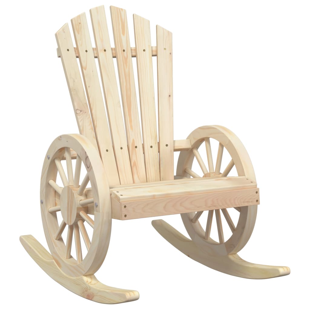 Gungstol Adirondack Massivt Granträ