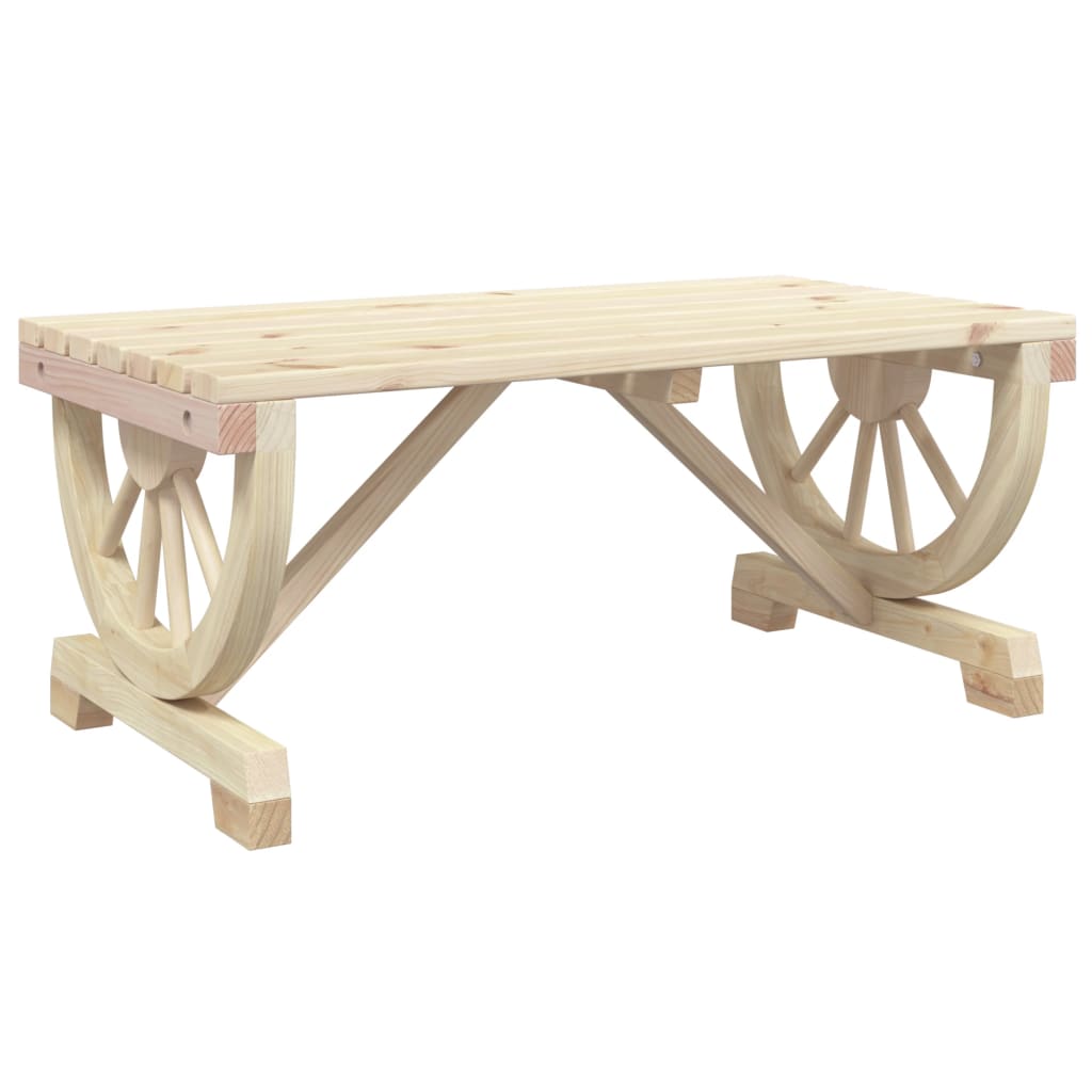 Soffbord För Trädgården 90X50X40 Cm Massiv Furu