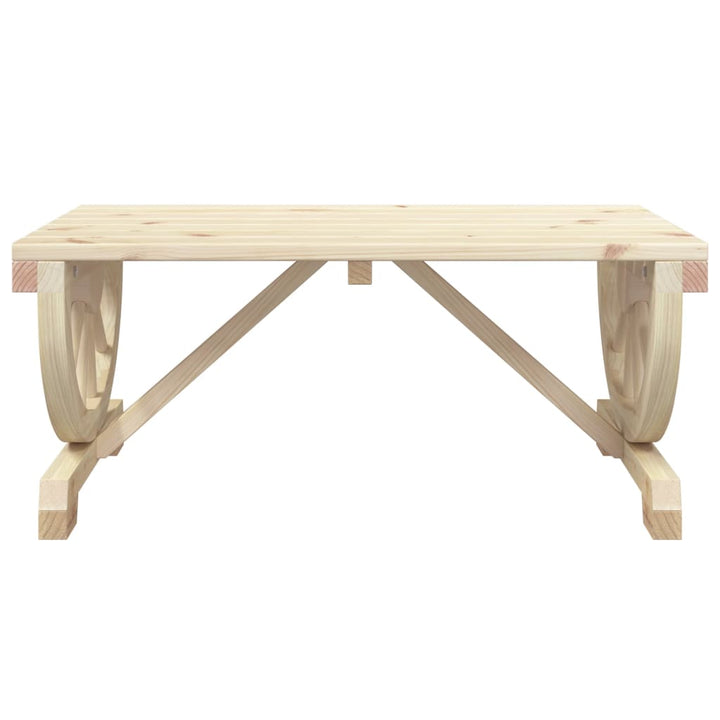 Soffbord För Trädgården 90X50X40 Cm Massiv Furu