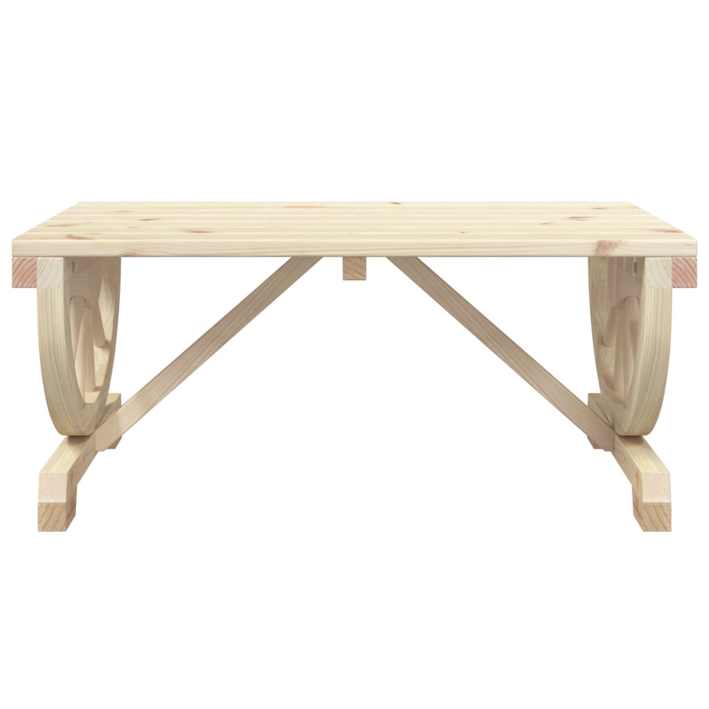 Soffbord För Trädgården 90X50X40 Cm Massiv Furu