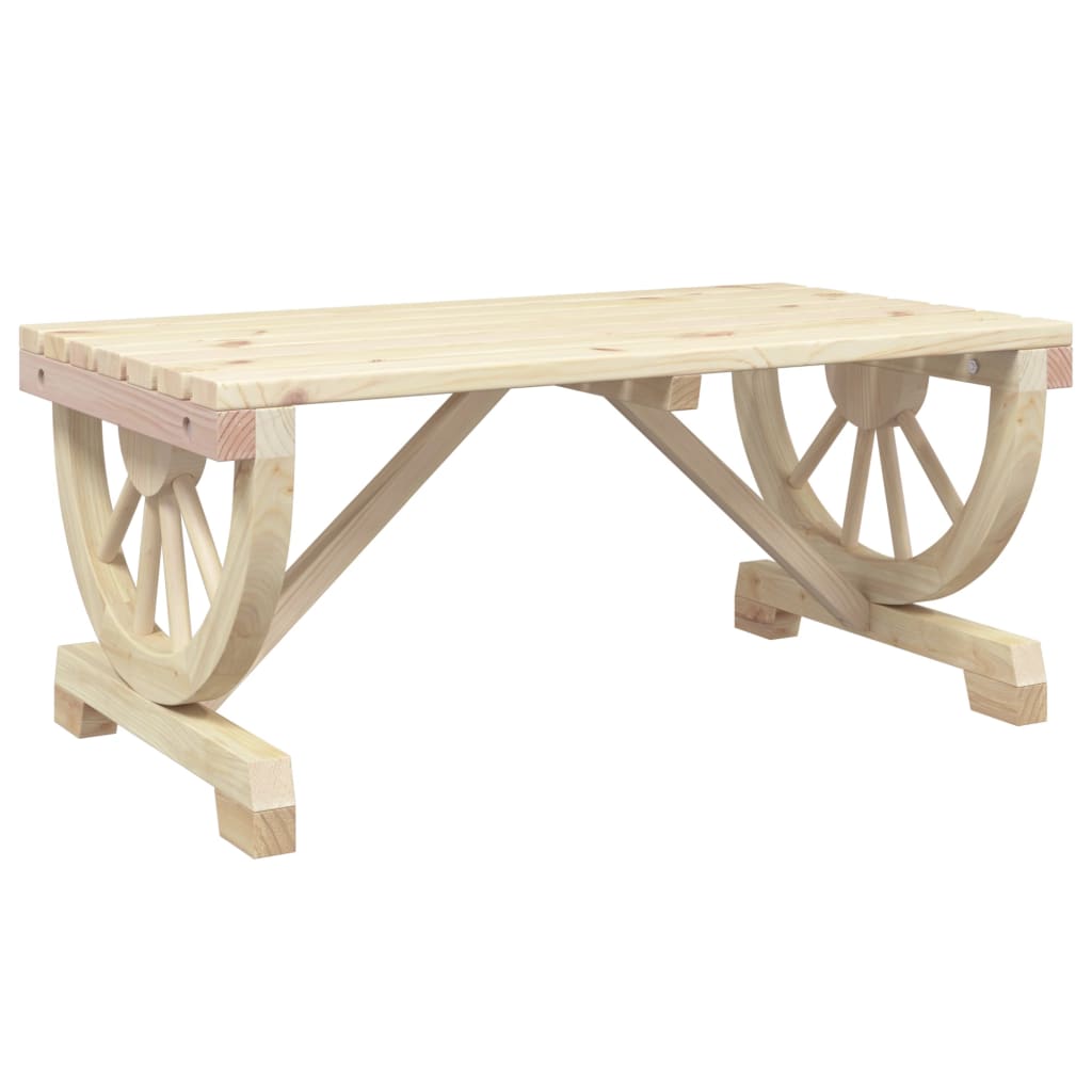 Soffbord För Trädgården 90X50X40 Cm Massiv Furu