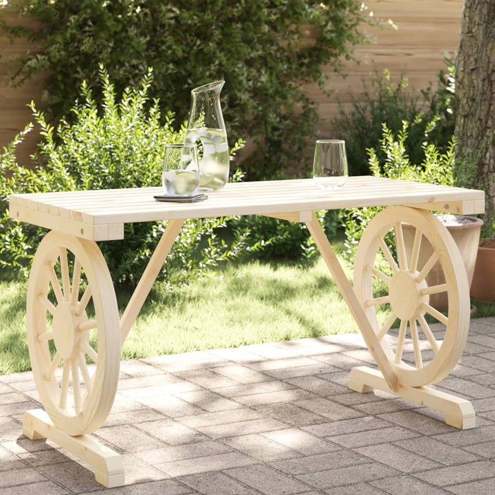 Trädgårdsbord 115X55X65 Cm Massiv Furu