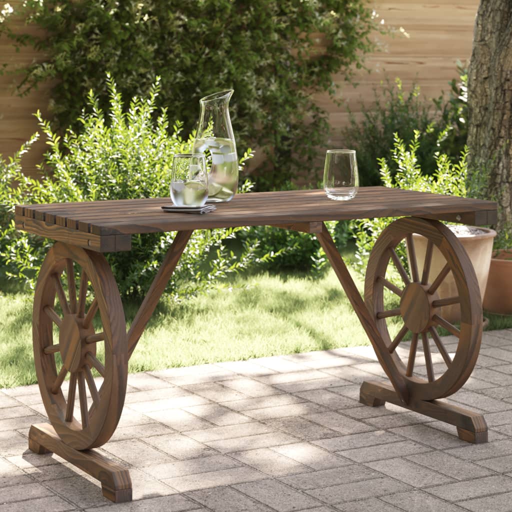 Trädgårdsbord 115X55X65 Cm Massiv Furu