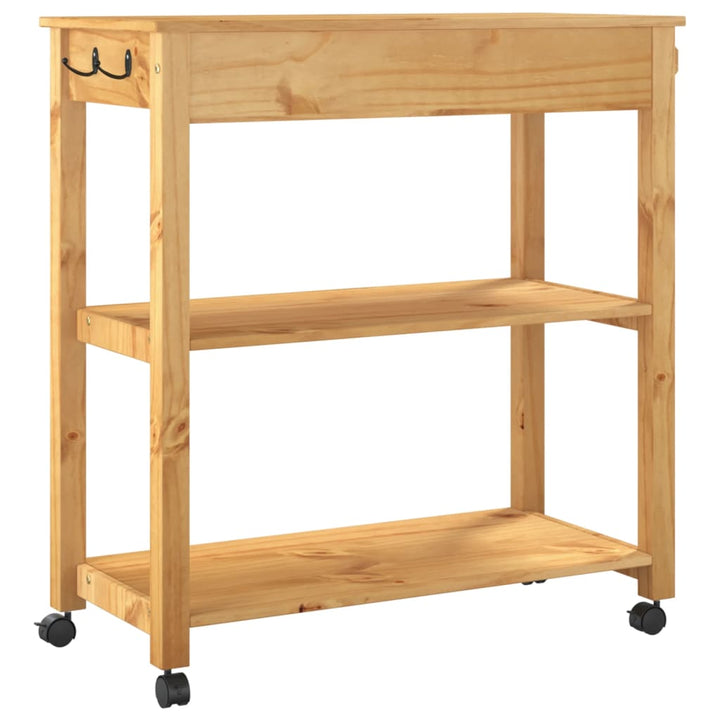 Köksvagn Monza 84X40X88,5 Cm Massivt Furu
