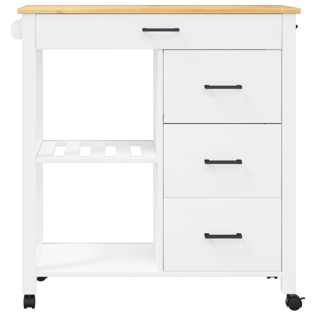 Köksvagn Monza 84X40X88,5 Cm Massivt Furu