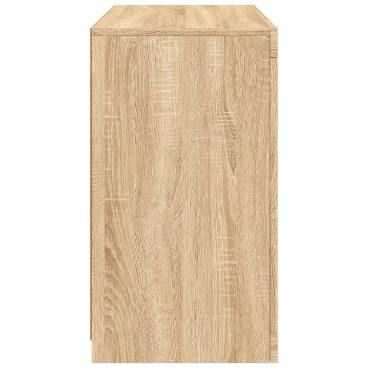 Skänk Med Led-Belysning Sonoma-Ek 60,5X37X67 Cm