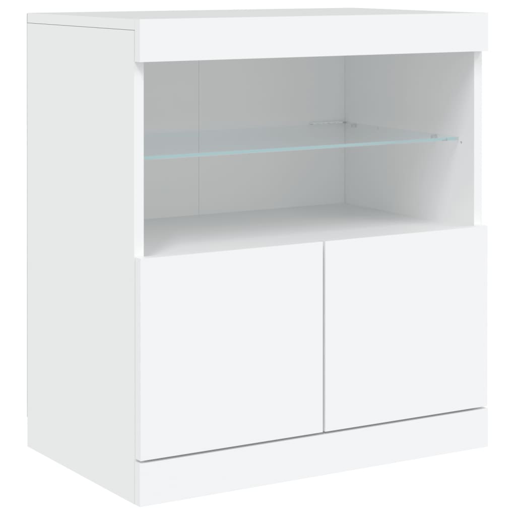 Skänk Med Led-Belysning 60X37X67 Cm