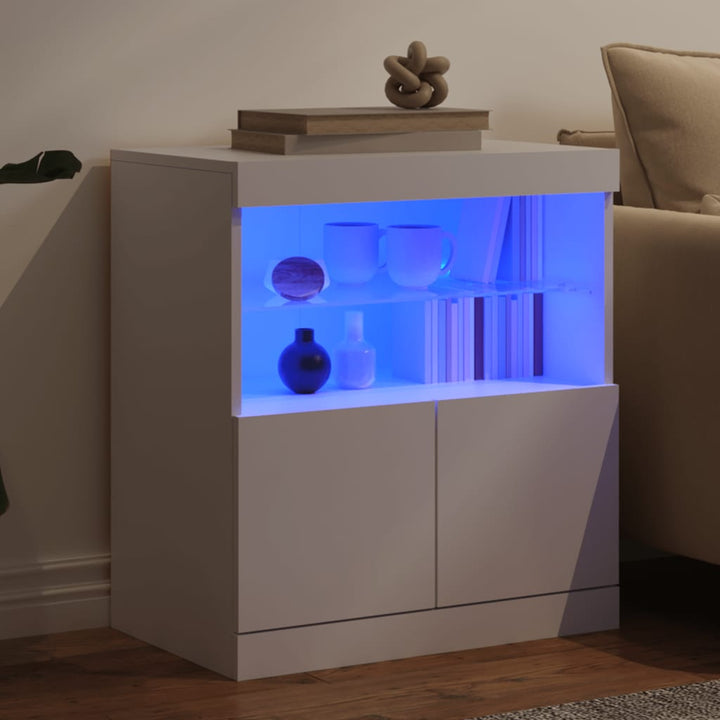 Skänk Med Led-Belysning 60X37X67 Cm