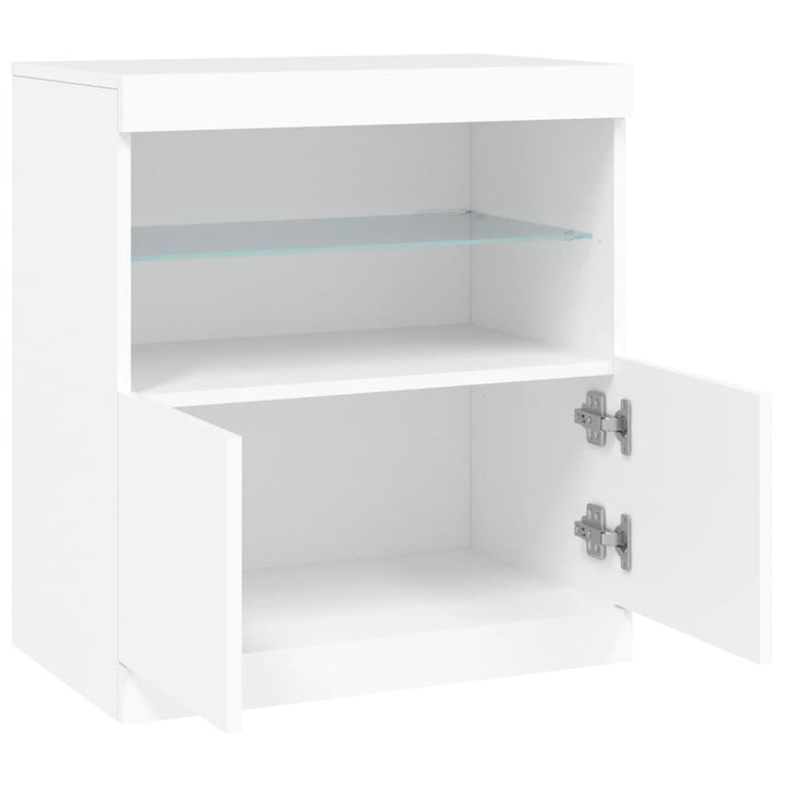 Skänk Med Led-Belysning 60X37X67 Cm