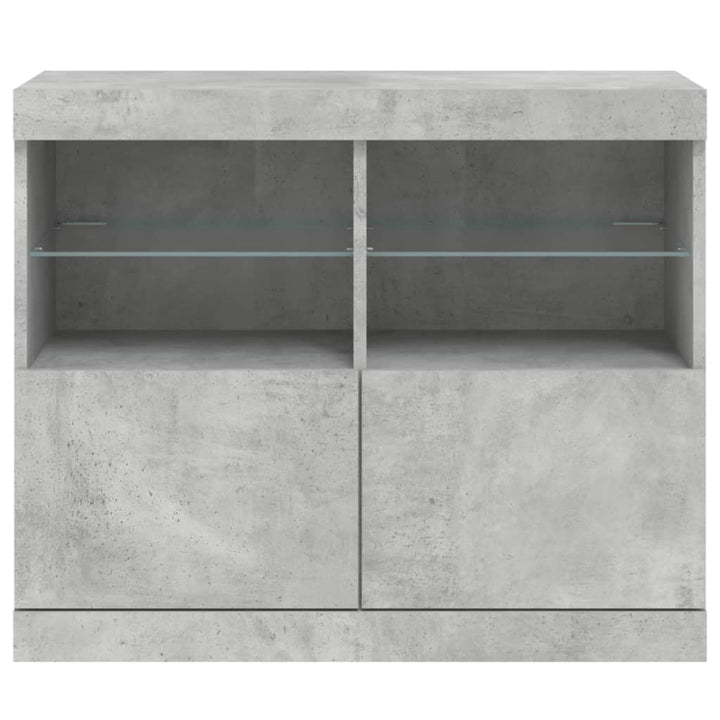 Skänk Med Led-Belysning 81X37X67 Cm