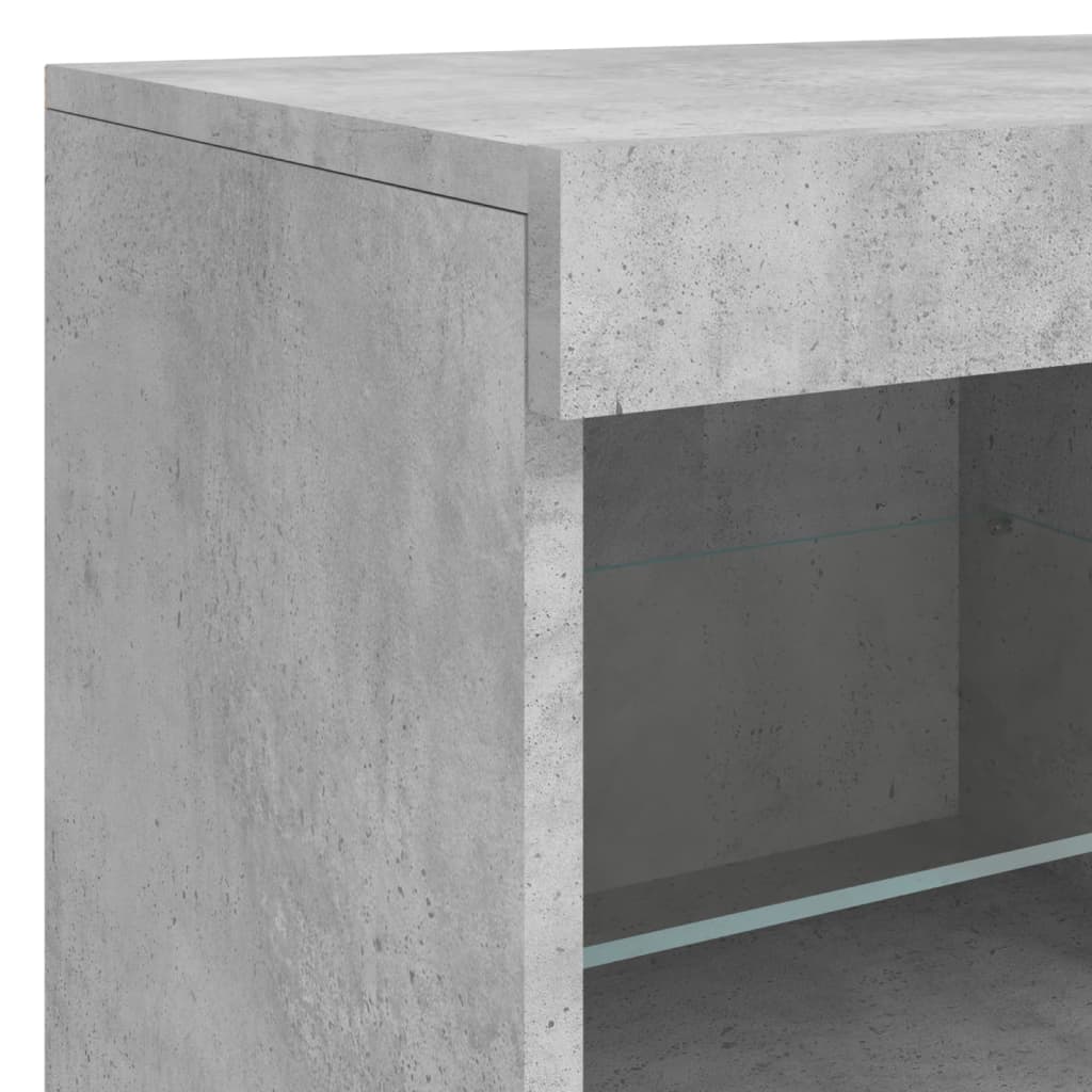 Skänk Med Led-Belysning 81X37X67 Cm