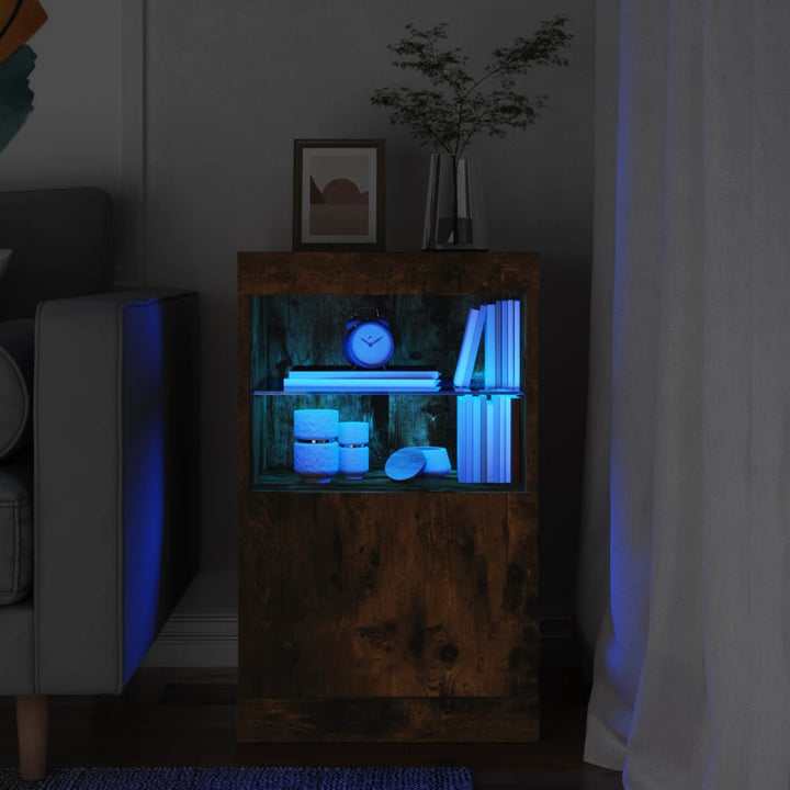 Skänk Med Led-Belysning 41X37X67 Cm