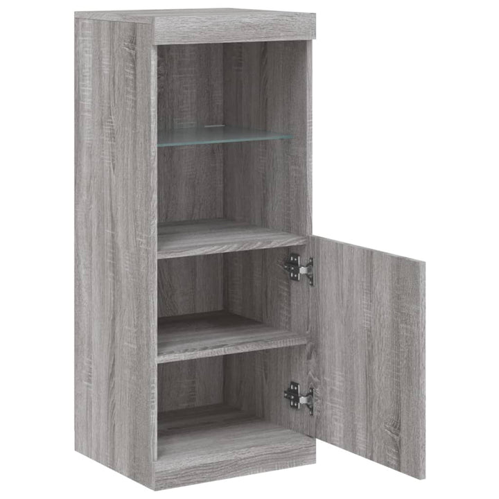 Skänk Med Led-Belysning 41X37X100 Cm