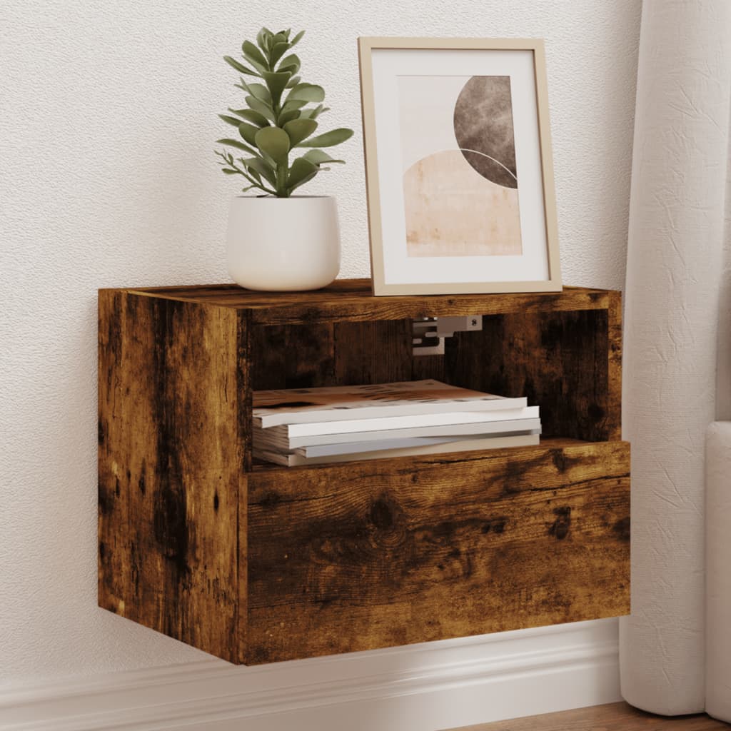 Väggmonterad Tv-Bänk 100X30X30 Cm Konstruerat Trä