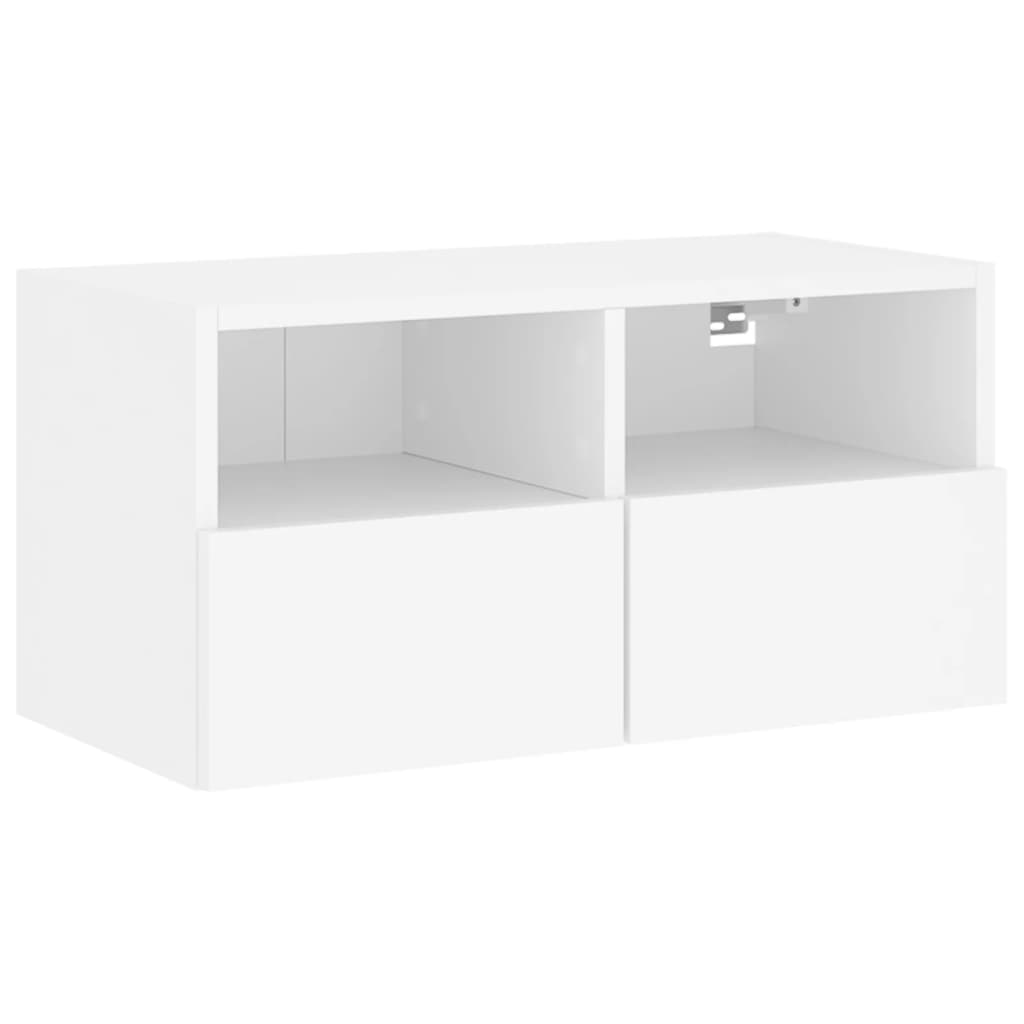 Väggmonterad Tv-Bänk 60X30X30 Cm Konstruerat Trä