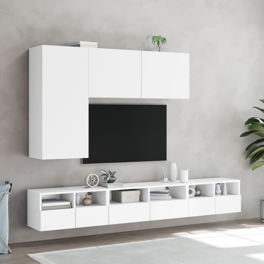 Väggmonterad Tv-Bänk 60X30X30 Cm Konstruerat Trä