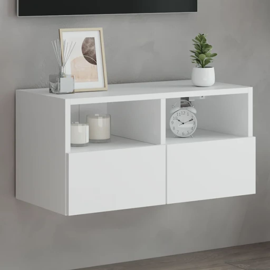 Väggmonterad Tv-Bänk 60X30X30 Cm Konstruerat Trä