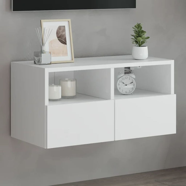 Väggmonterad Tv-Bänk 60X30X30 Cm Konstruerat Trä