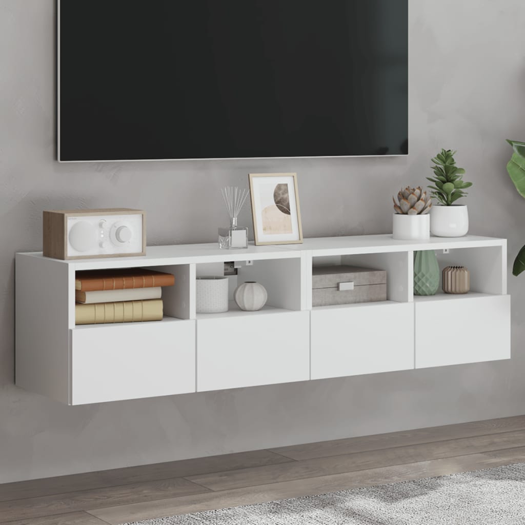 Väggmonterad Tv-Bänk 100X30X30 Cm Konstruerat Trä