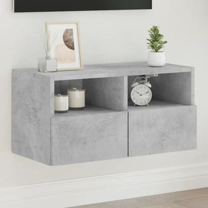 Väggmonterad Tv-Bänk 100X30X30 Cm Konstruerat Trä