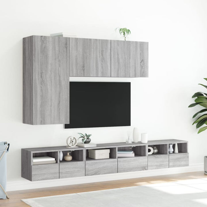 Väggmonterad Tv-Bänk 60X30X30 Cm Konstruerat Trä