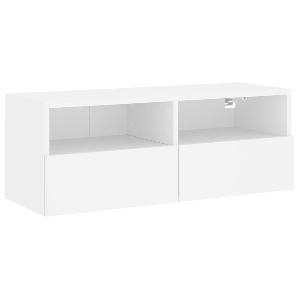 Väggmonterad Tv-Bänk 80X30X30 Cm Konstruerat Trä