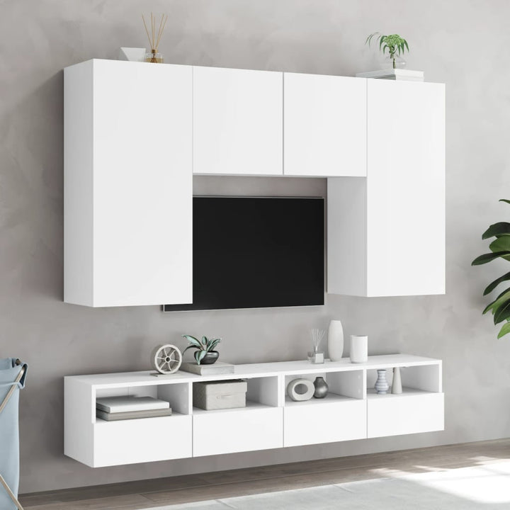 Väggmonterad Tv-Bänk 80X30X30 Cm Konstruerat Trä