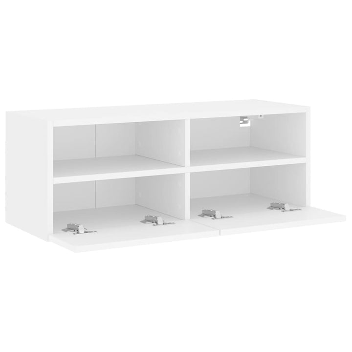 Väggmonterad Tv-Bänk 80X30X30 Cm Konstruerat Trä