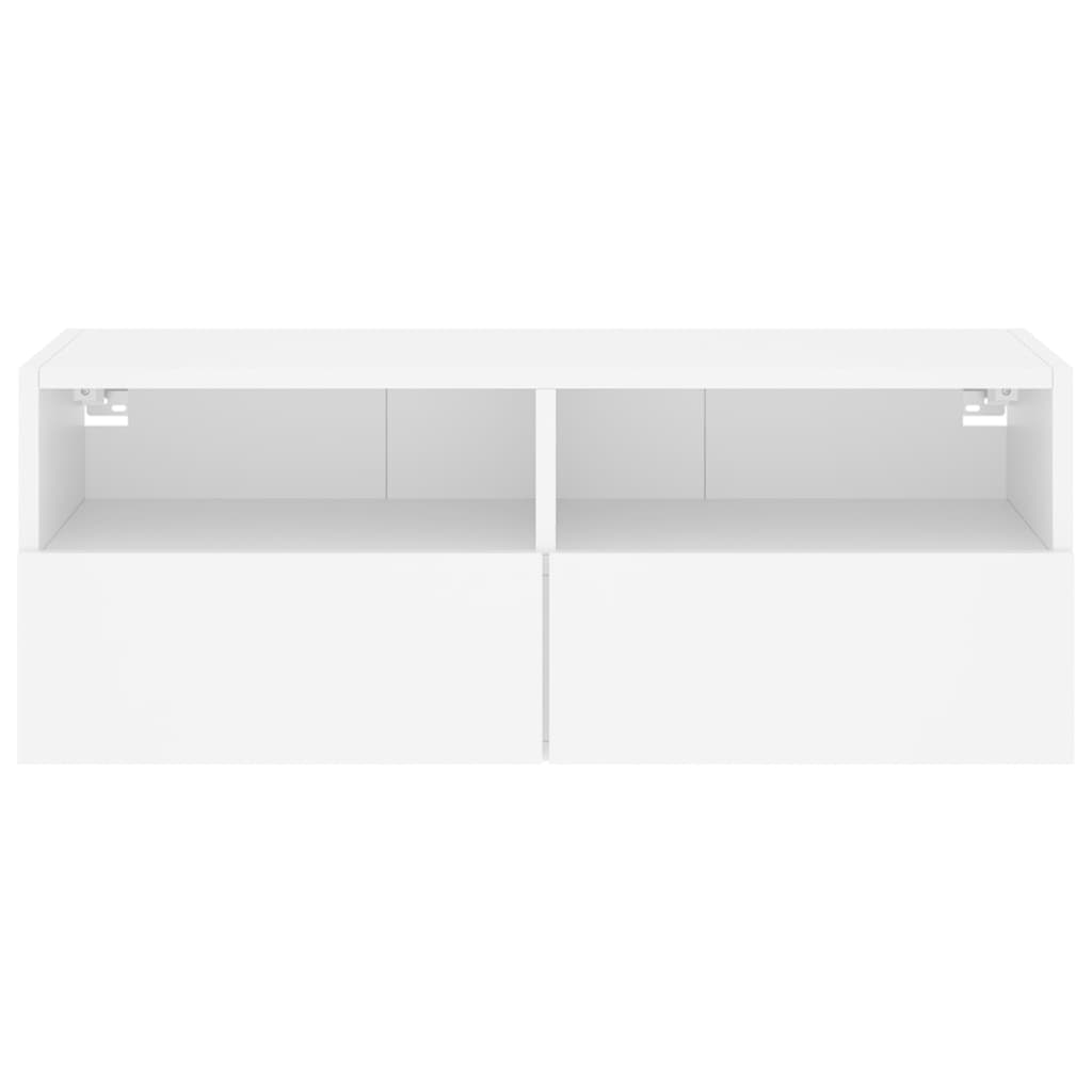 Väggmonterad Tv-Bänk 80X30X30 Cm Konstruerat Trä