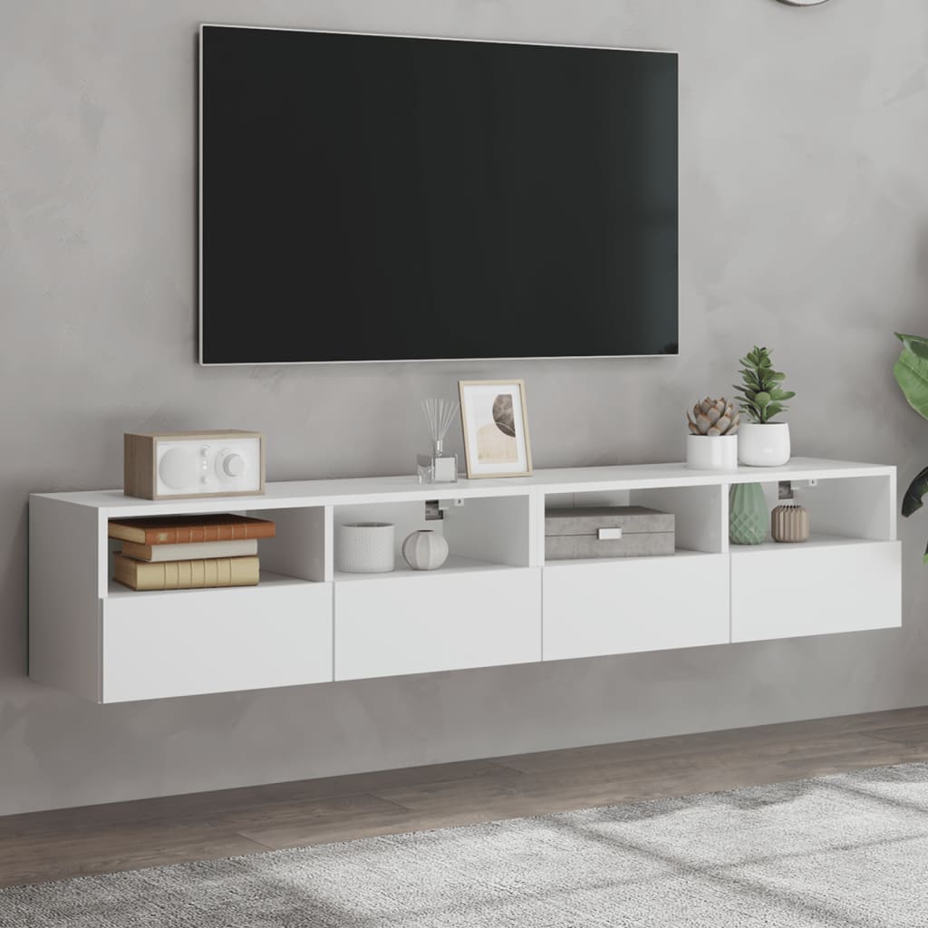 Väggmonterad Tv-Bänk 100X30X30 Cm Konstruerat Trä