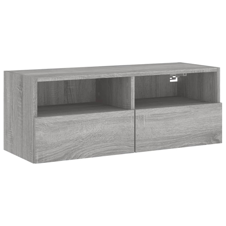 Väggmonterad Tv-Bänk 80X30X30 Cm Konstruerat Trä