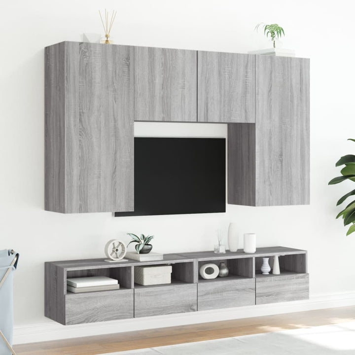 Väggmonterad Tv-Bänk 80X30X30 Cm Konstruerat Trä