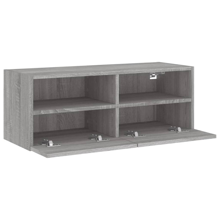 Väggmonterad Tv-Bänk 80X30X30 Cm Konstruerat Trä