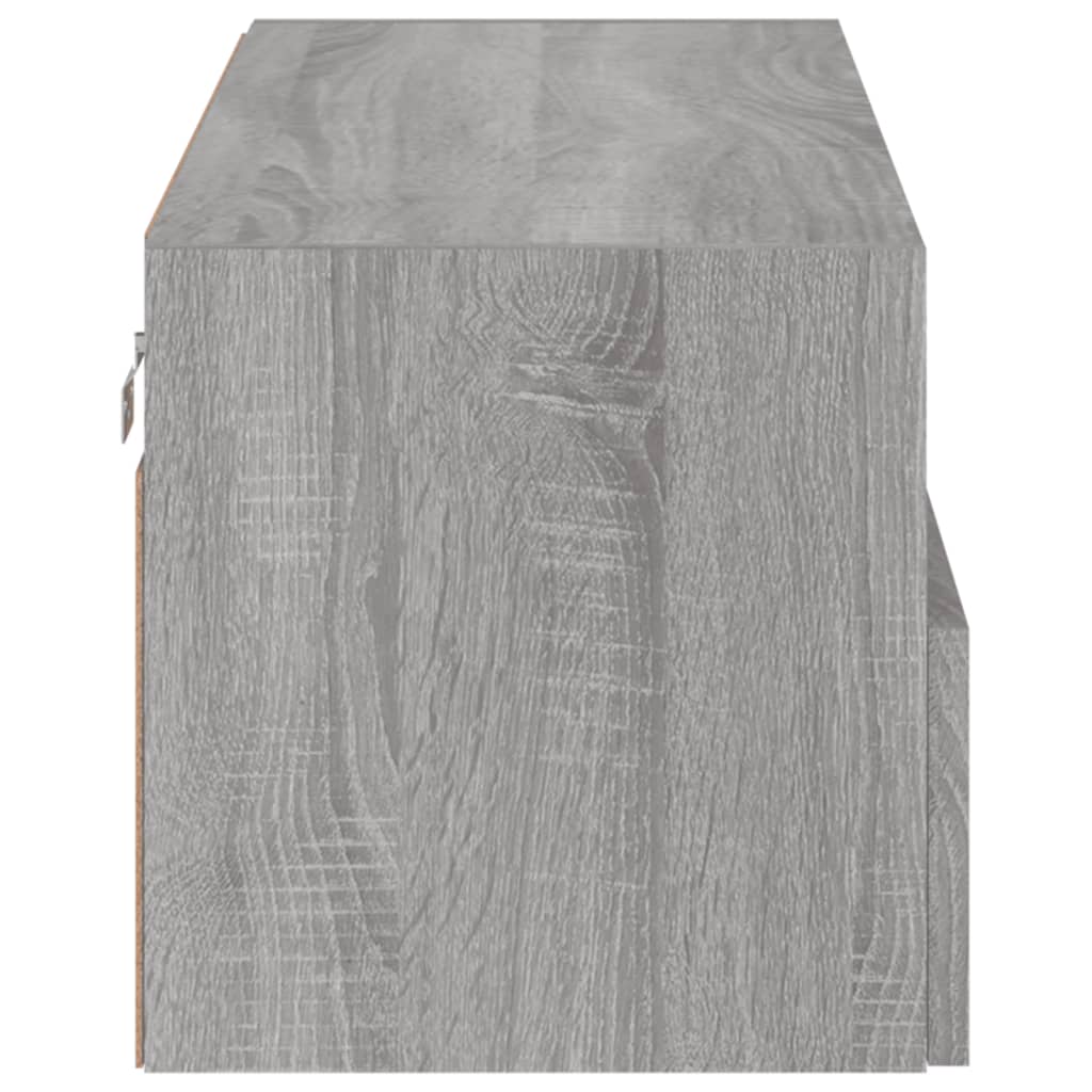 Väggmonterad Tv-Bänk 80X30X30 Cm Konstruerat Trä