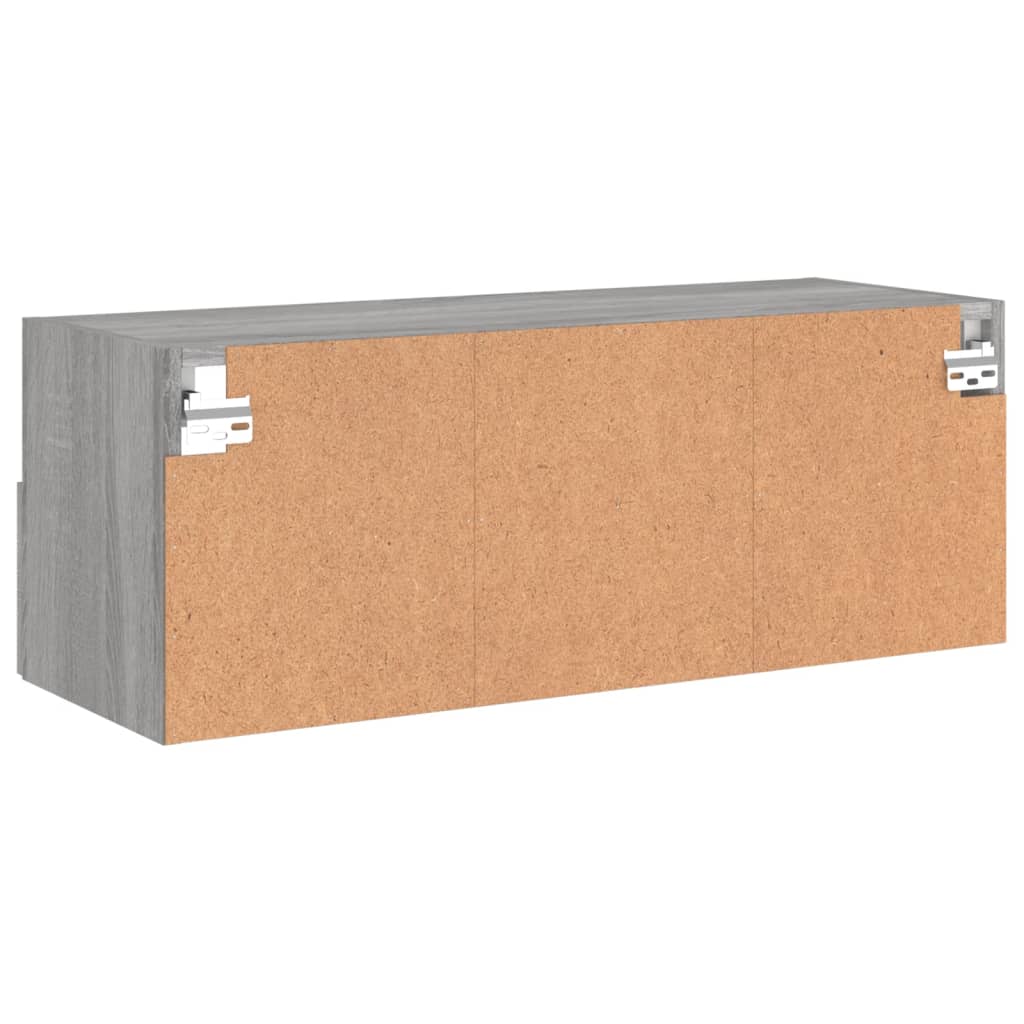 Väggmonterad Tv-Bänk 80X30X30 Cm Konstruerat Trä