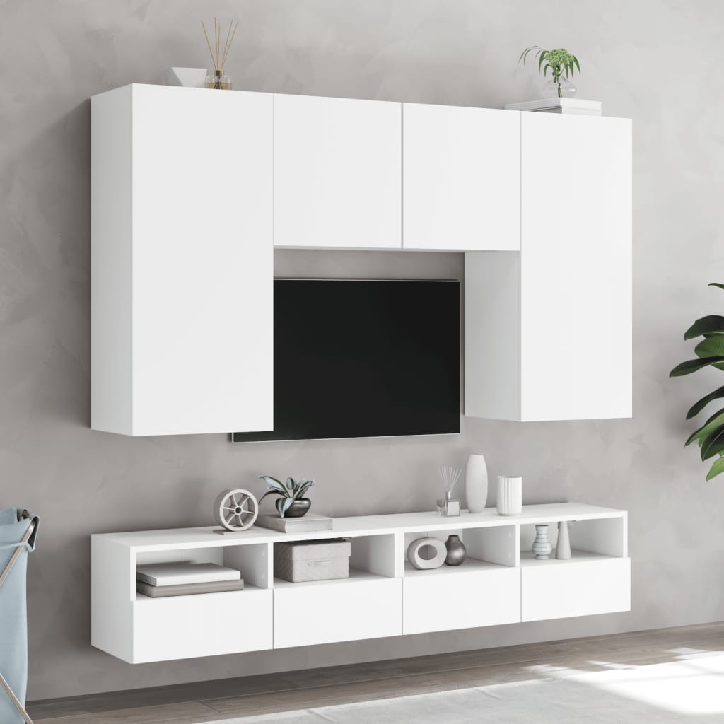 Väggmonterad Tv-Bänk 100X30X30 Cm Konstruerat Trä