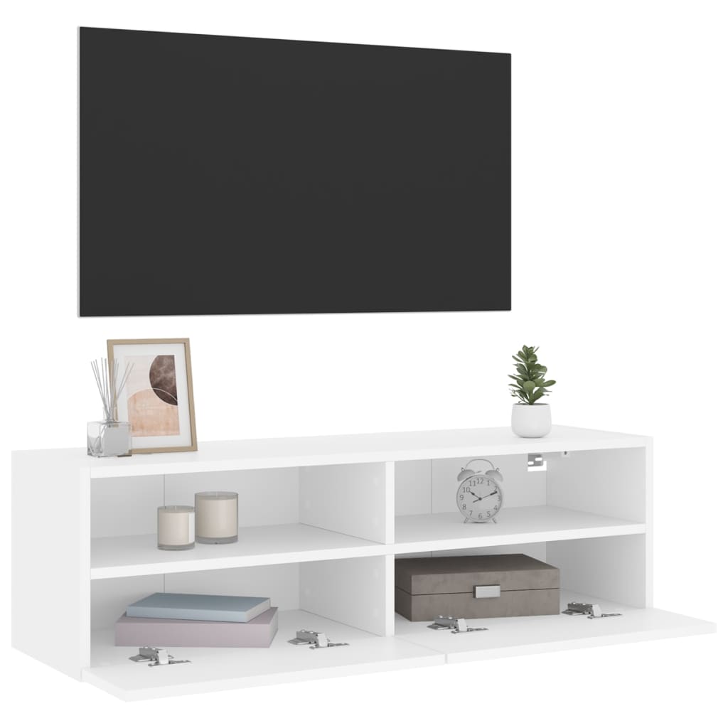 Väggmonterad Tv-Bänk 100X30X30 Cm Konstruerat Trä