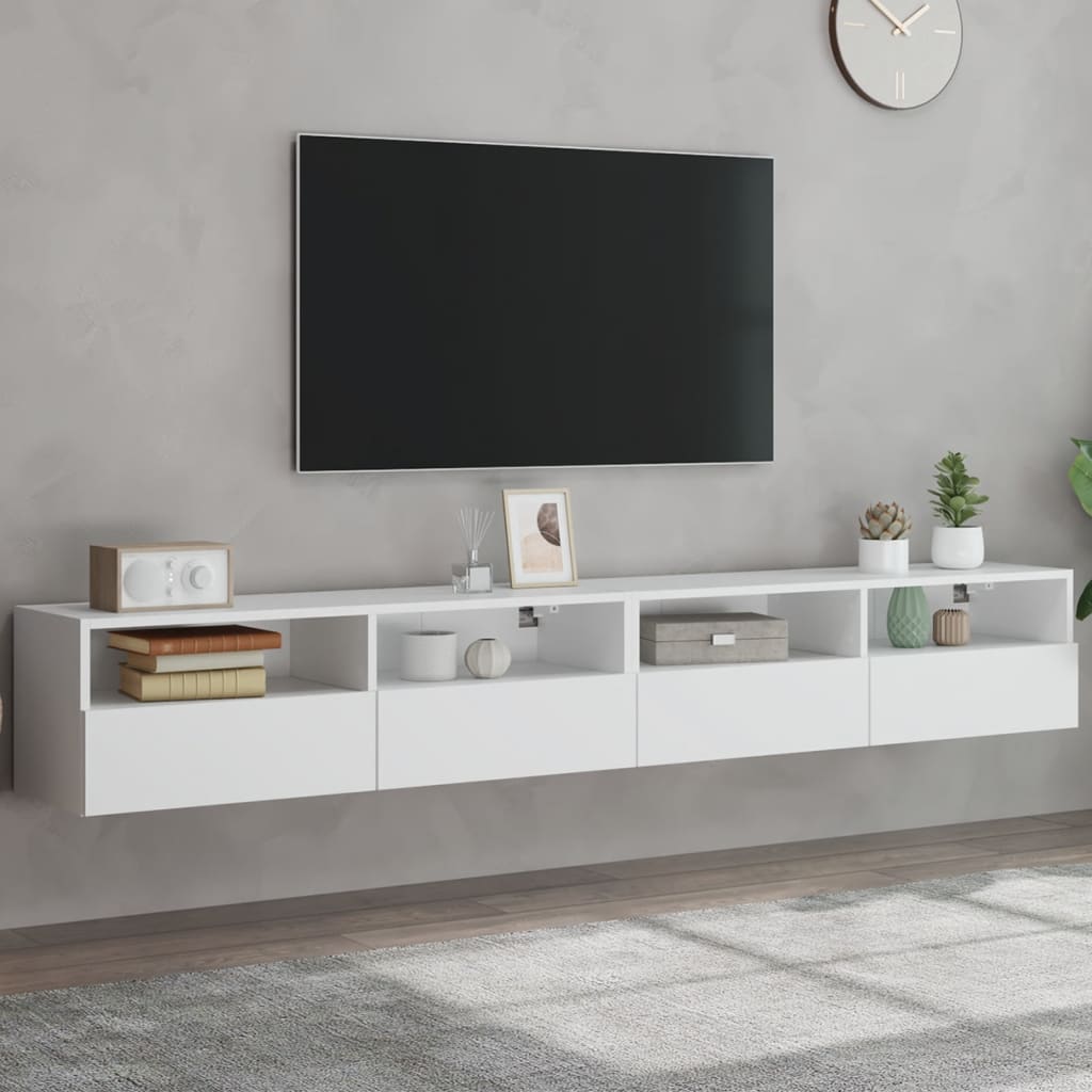 Väggmonterad Tv-Bänk 100X30X30 Cm Konstruerat Trä