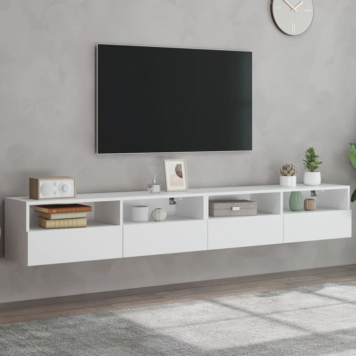Väggmonterad Tv-Bänk 100X30X30 Cm Konstruerat Trä