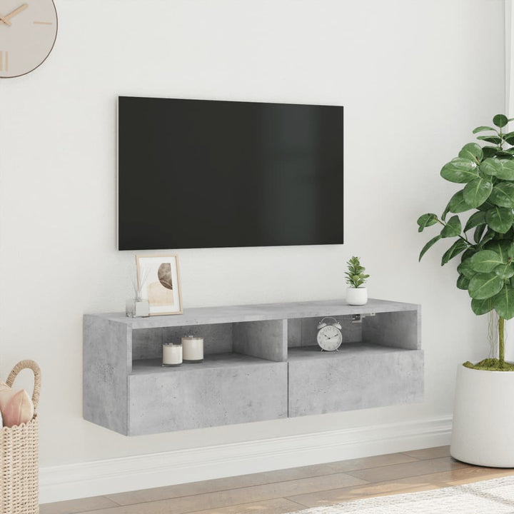 Väggmonterad Tv-Bänk 100X30X30 Cm Konstruerat Trä