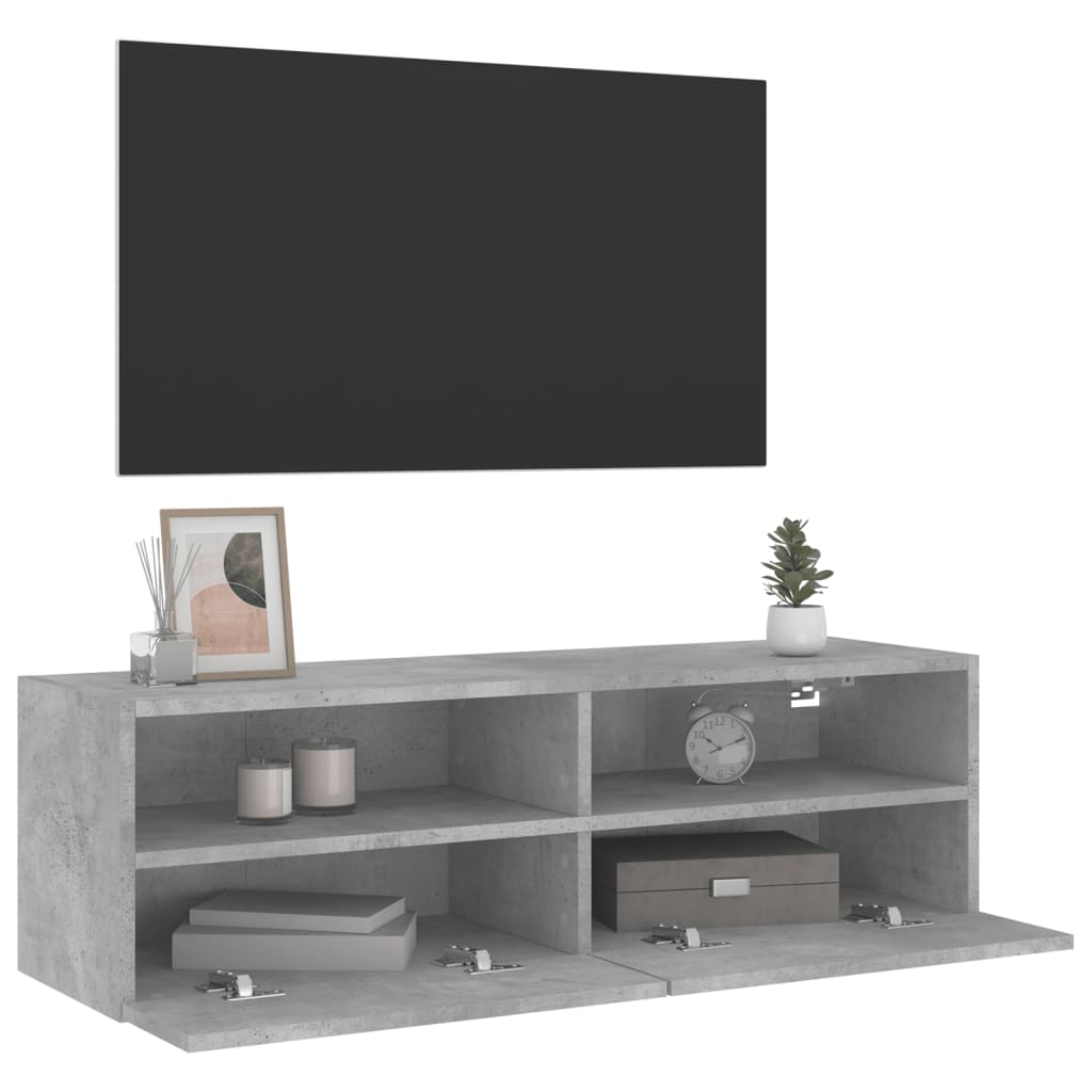 Väggmonterad Tv-Bänk 100X30X30 Cm Konstruerat Trä