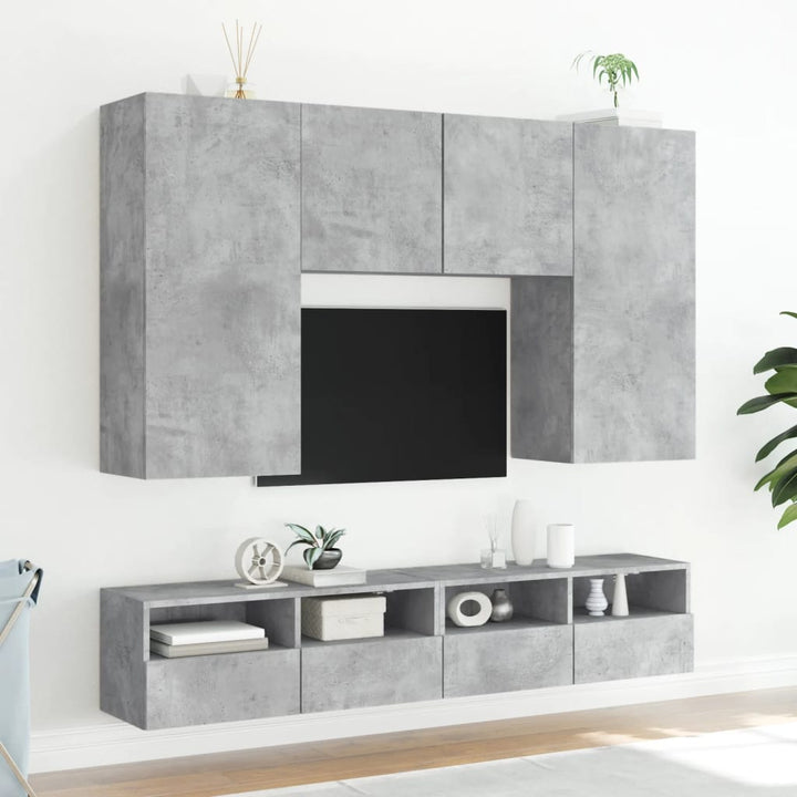 Väggmonterad Tv-Bänk 2 St 100X30X30Cm Konstruerat Trä