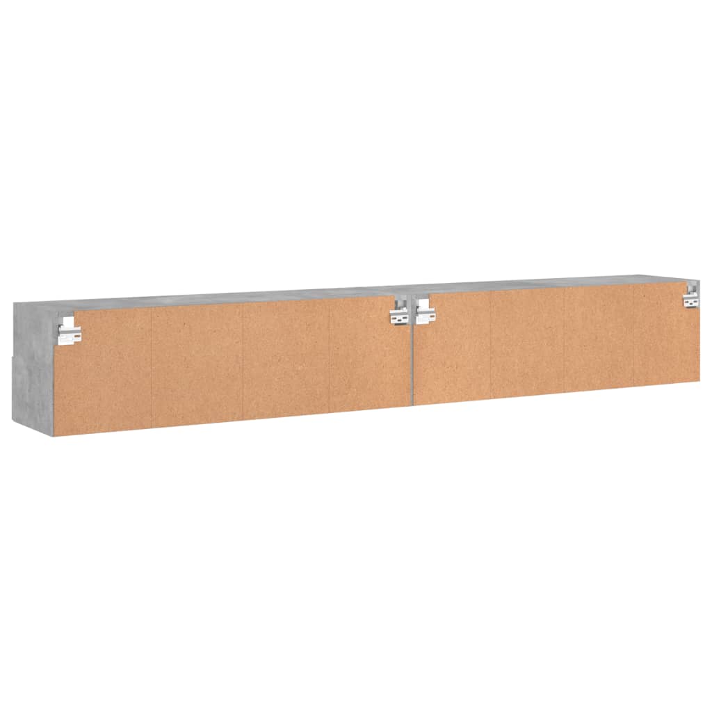 Väggmonterad Tv-Bänk 2 St 100X30X30Cm Konstruerat Trä