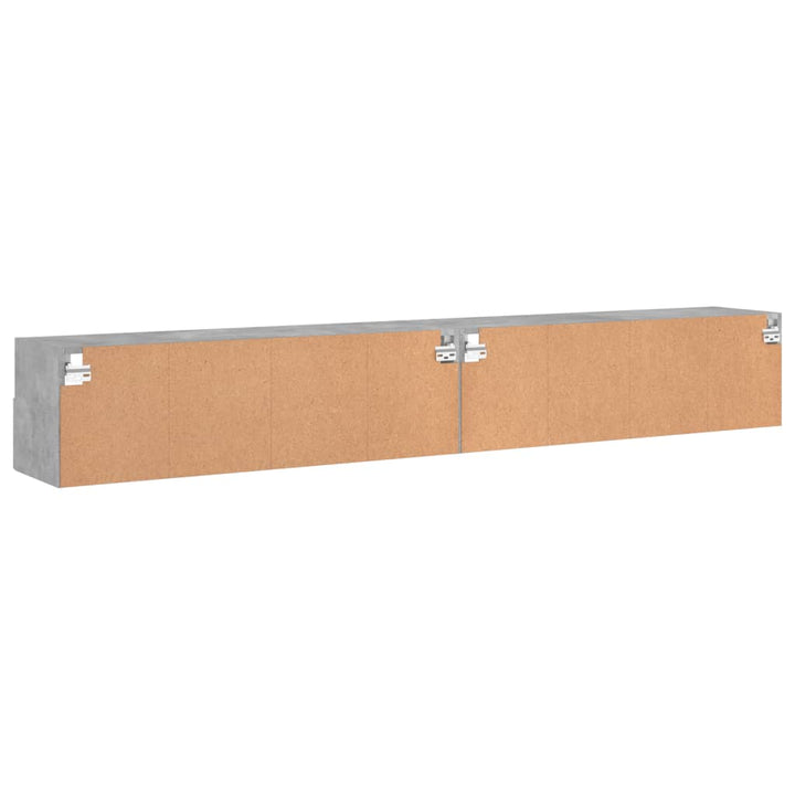 Väggmonterad Tv-Bänk 2 St 100X30X30Cm Konstruerat Trä