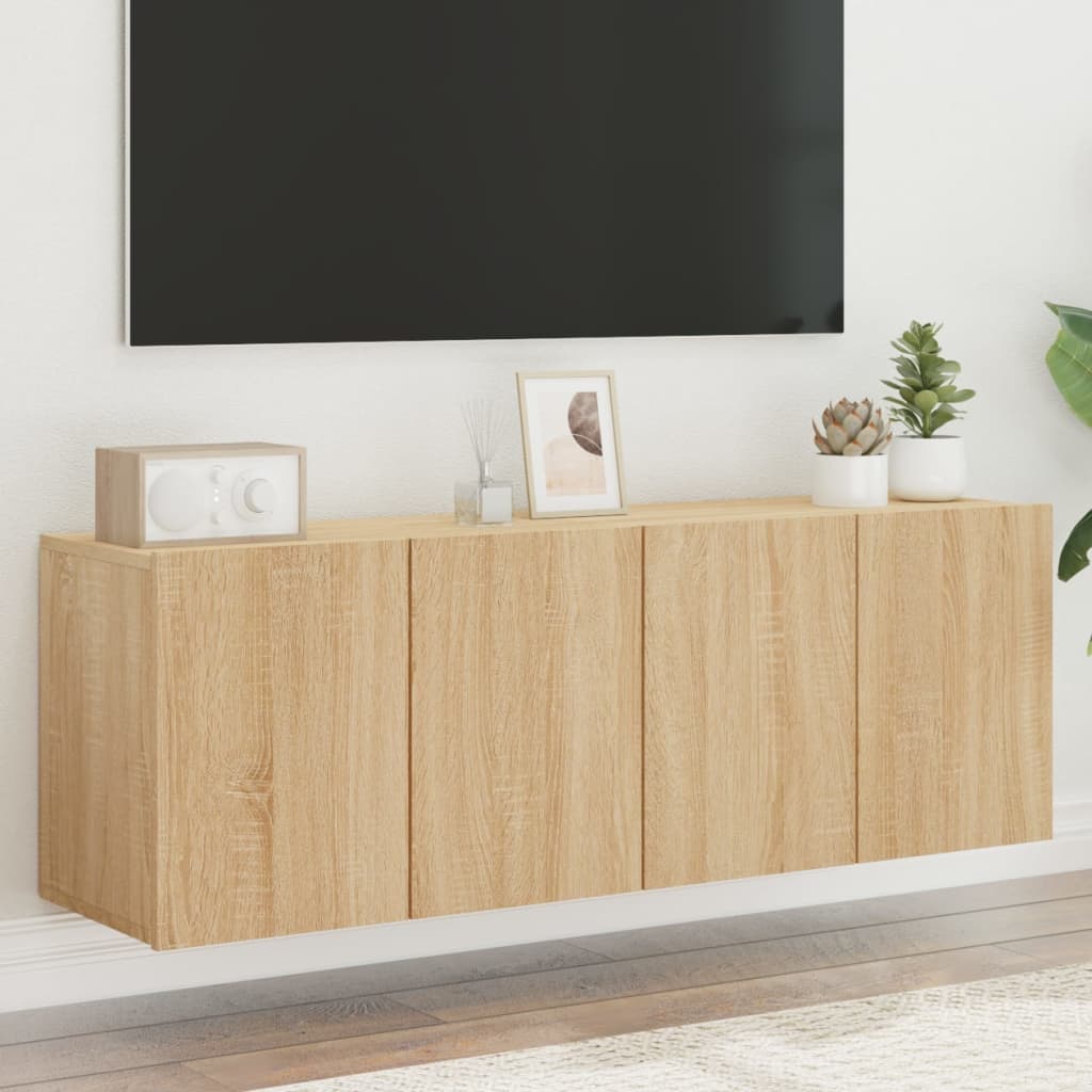 Väggmonterad Tv-Bänk 100X30X41 Cm