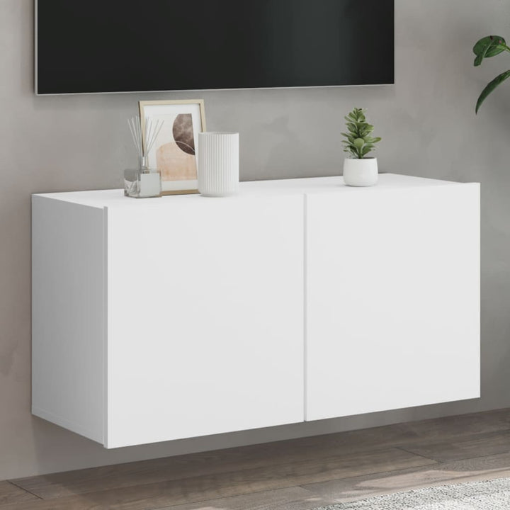Väggmonterad Tv-Bänk 100X30X41 Cm