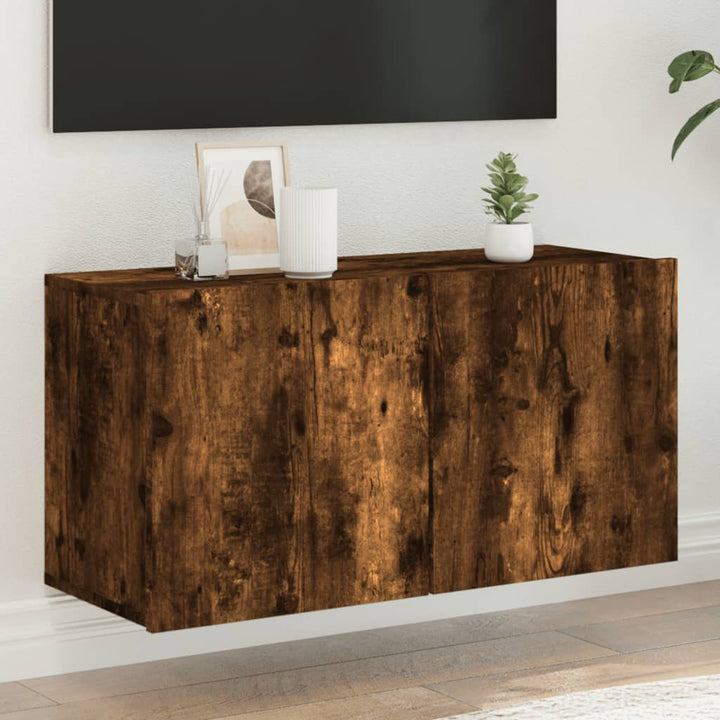Väggmonterad Tv-Bänk 100X30X41 Cm