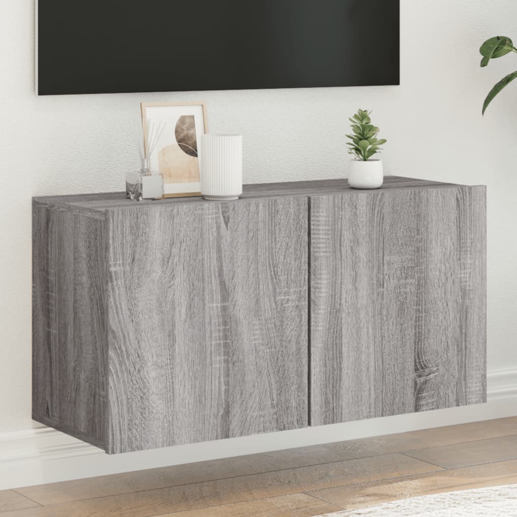 Väggmonterad Tv-Bänk 100X30X41 Cm